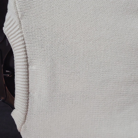 NWT, Francesca's CHOCOLATE MARTINI Cream Cardigan with Pink Bows, SIZE L - Picture 6 of 8